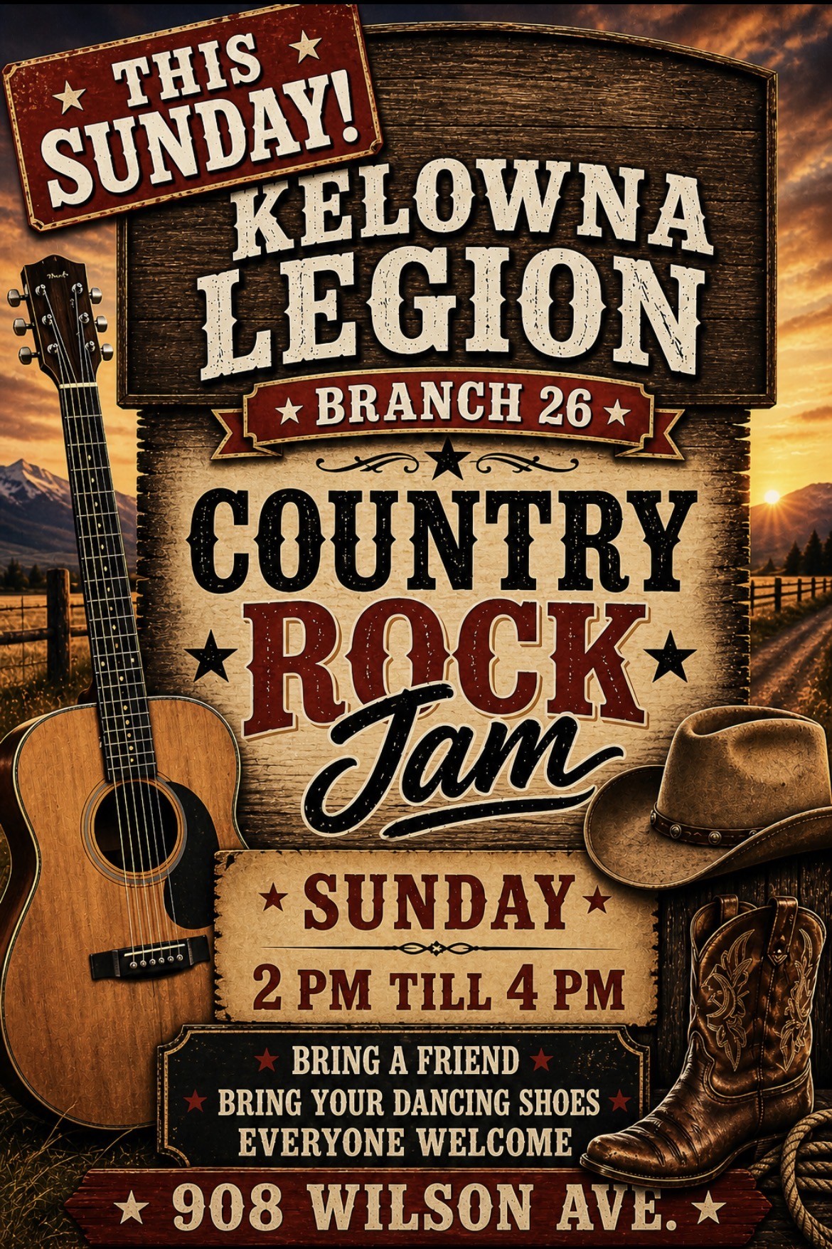 Country Rock Jam poster