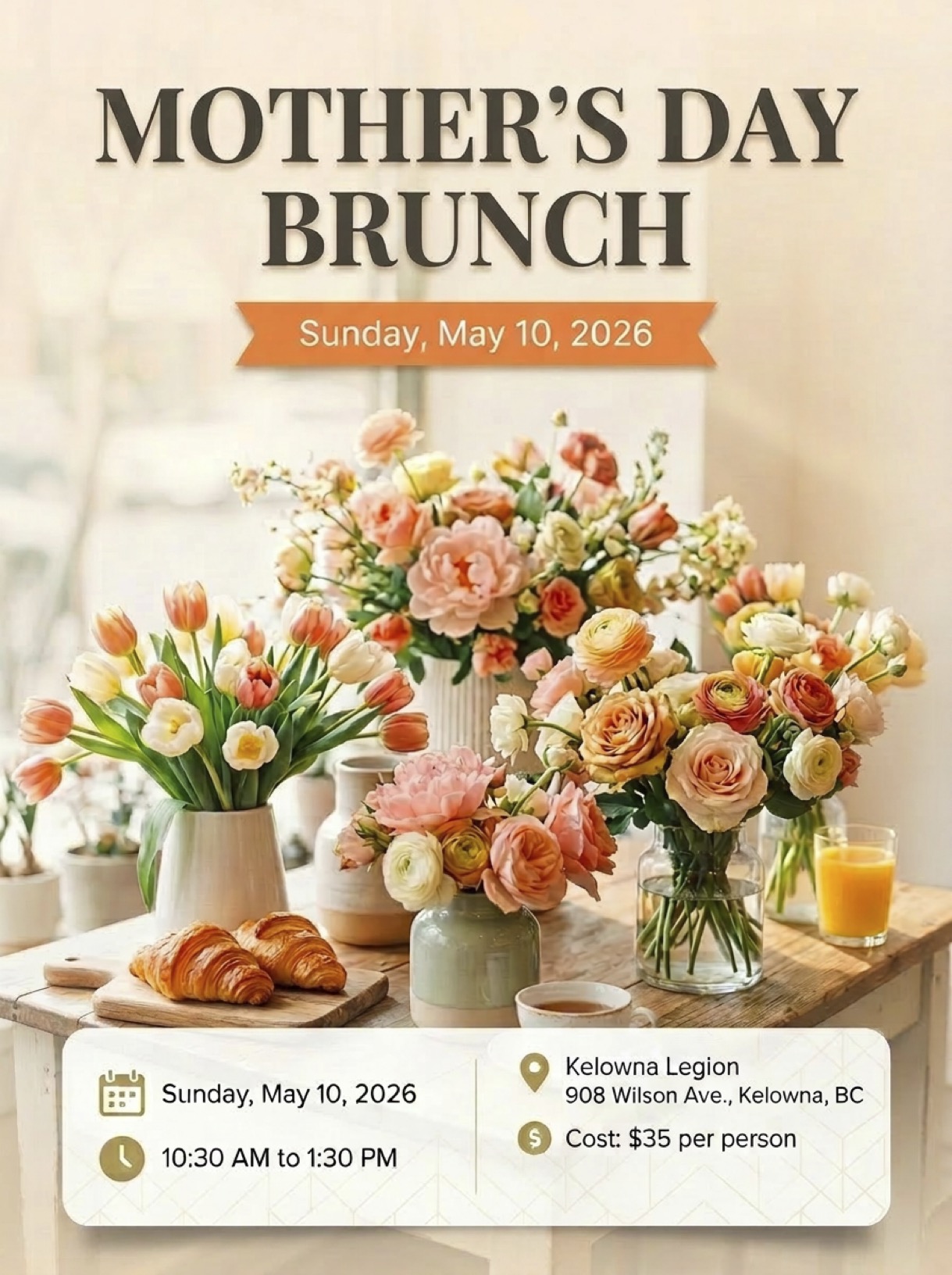 Mother's Day Brunch poster