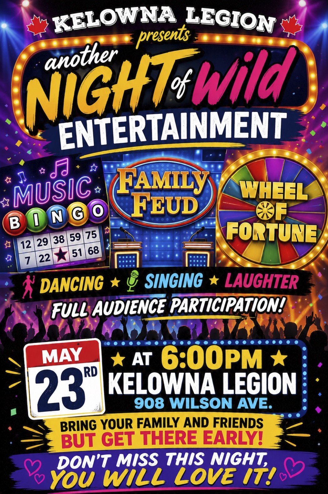 Entertainment Night poster - May 23