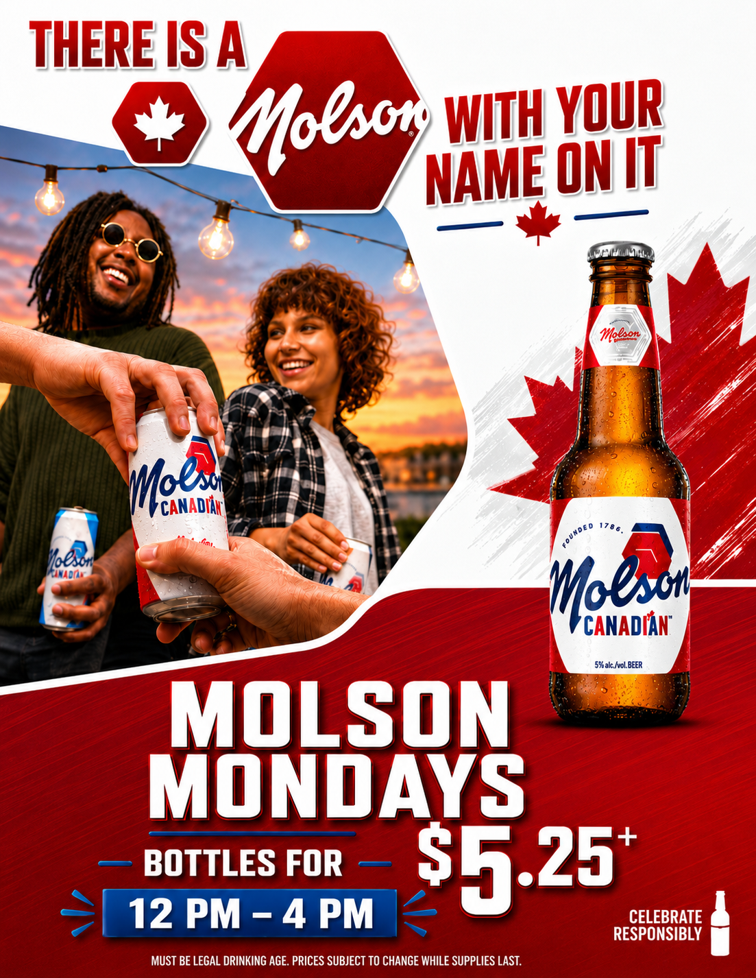 Molson Mondays poster