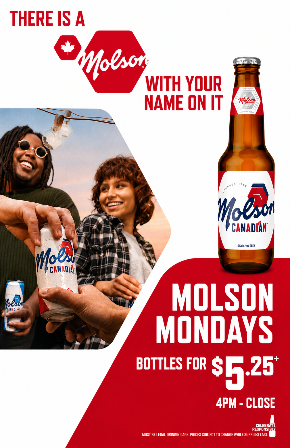 Molson Mondays poster