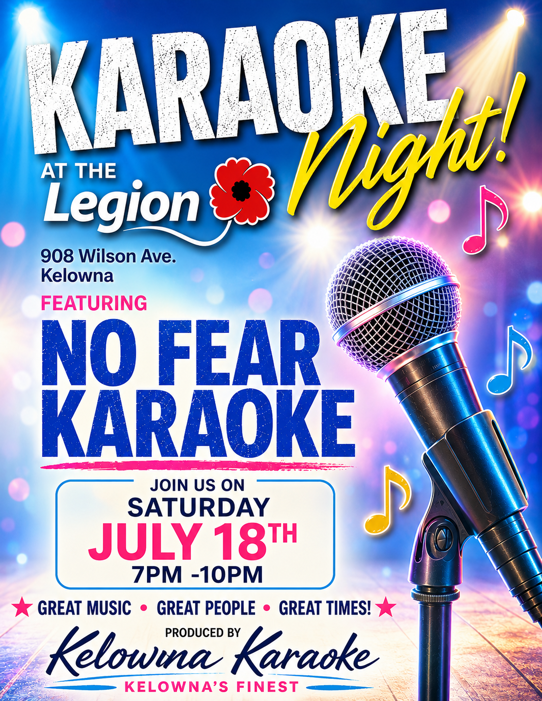 No Fear Karaoke - July 18