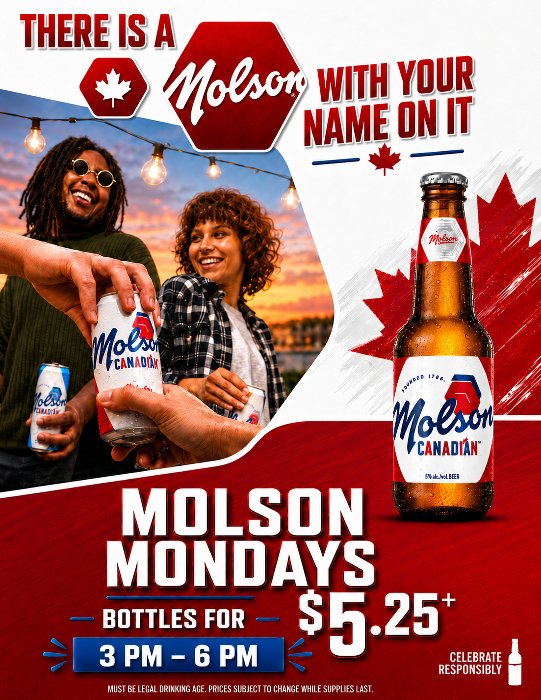 Molson Mondays poster