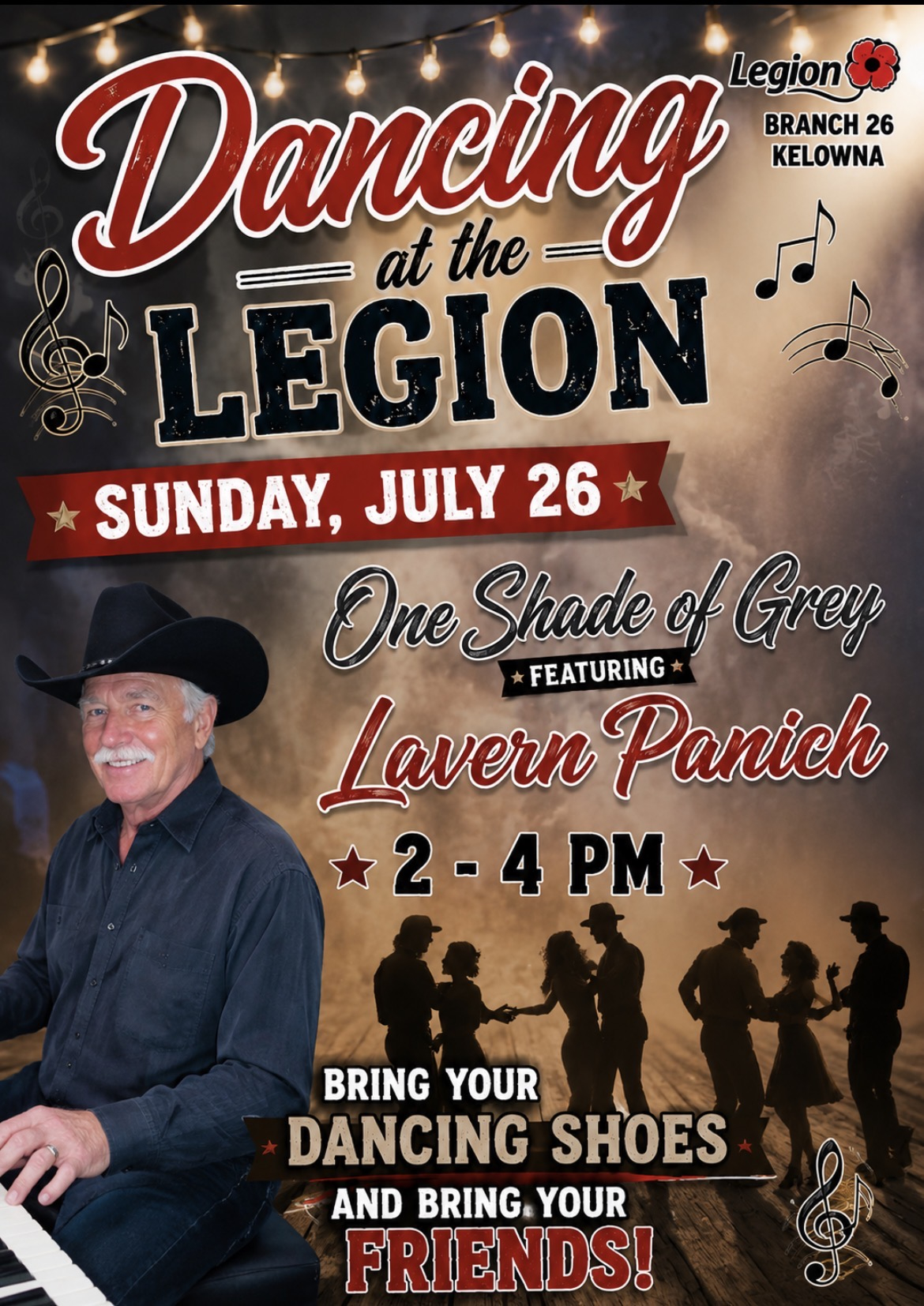 Dancing at the Kelowna Legion - One Shade of Grey, featuring Laverne Panich