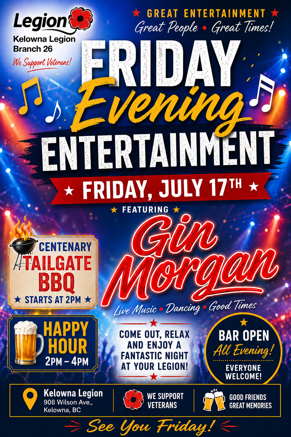 Friday Night Entertainment July 17
