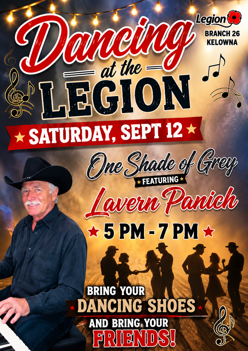 Dancing at the Kelowna Legion - One Shade of Grey, featuring Laverne Panich