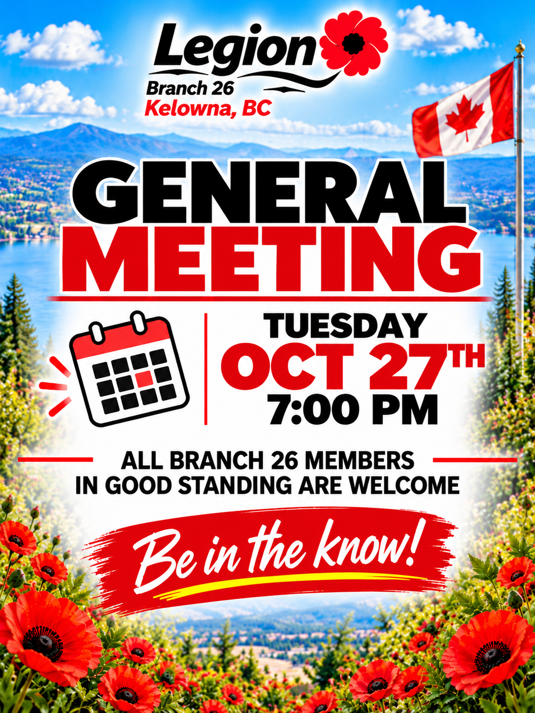 Oct 27 General Meeting