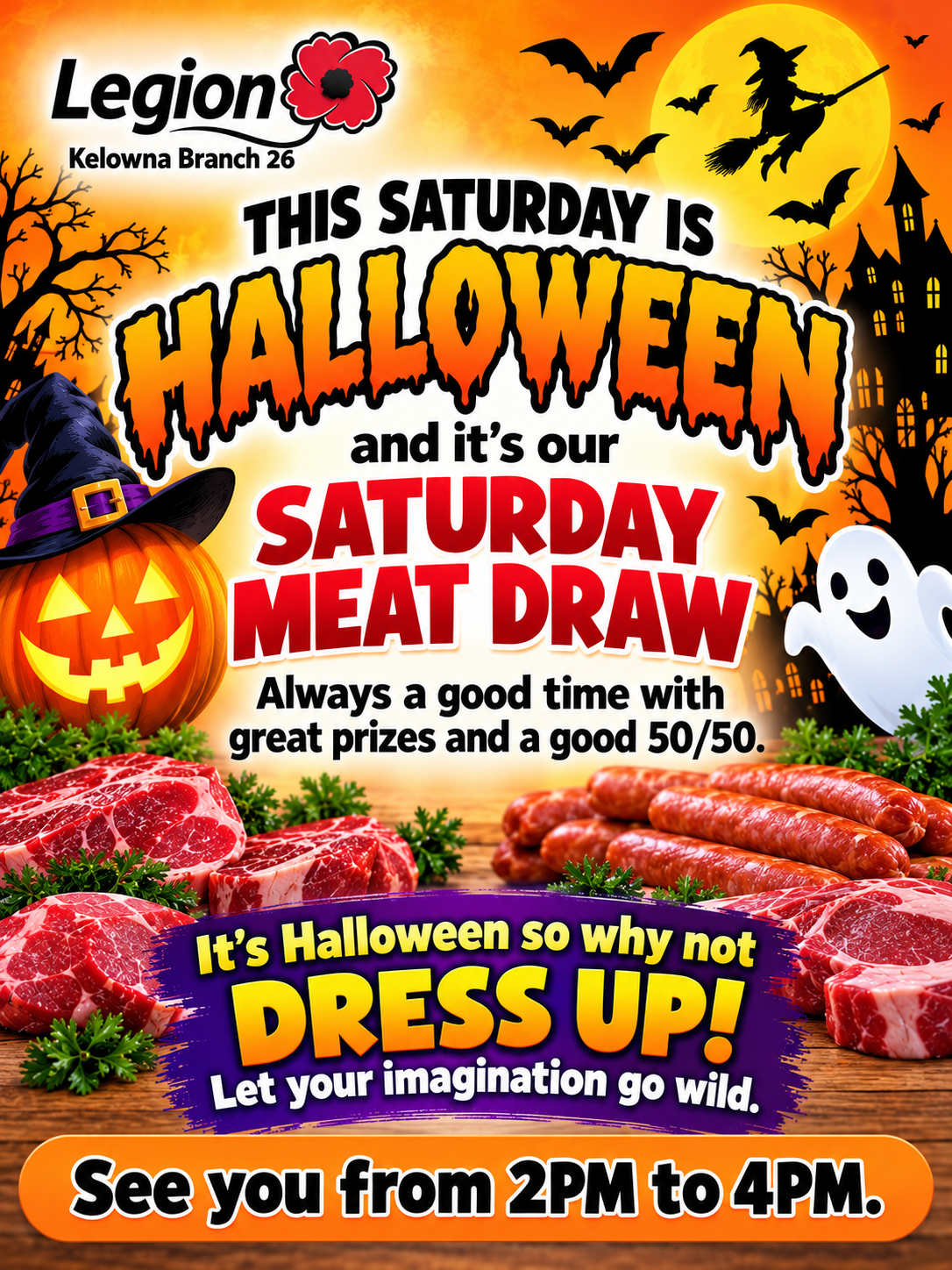 Halloween Meat Draw Oct 31